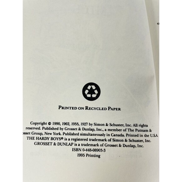 Hardy Boys Book #3 The Secret of the Old Mill Printing Vintage Hardcover Book - Picture 8 of 12